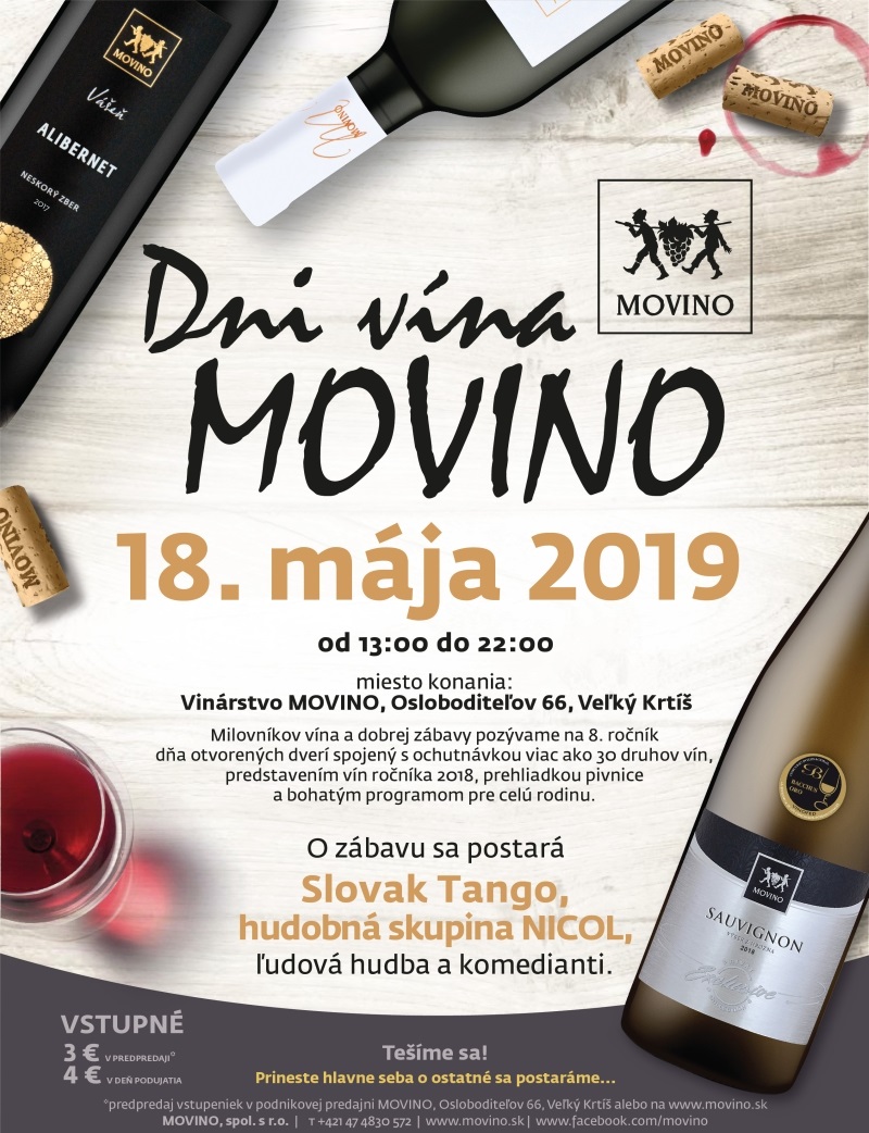 Dni vína MOVINO 2019