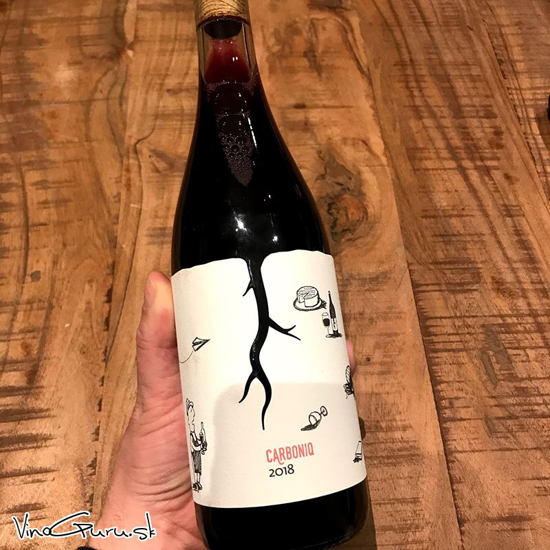 Carboniq Modrý Portugal, ročník 2018 od rodinného vinárstva Magula.